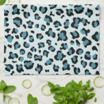 Leopard Print, Leopard Spots, Blue Leopard Tea Towel<br><div class="desc">Elegant,  stylish and sophisticated leopard pattern in blue colour. Modern and trendy gift,  perfect for the animal print lover in your life.</div>