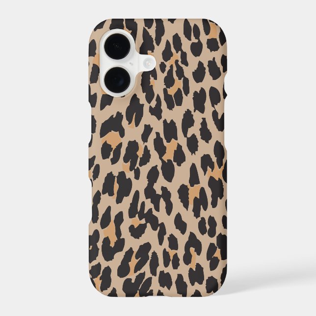 Leopard Print, Leopard Spots, Brown Leopard (Back)