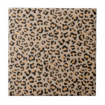 Leopard Print, Leopard Spots, Brown Leopard Ceramic Tile<br><div class="desc">Elegant,  stylish and sophisticated leopard pattern in brown colour. Modern and trendy gift,  perfect for the animal print lover in your life.</div>