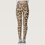 Leopard Print, Leopard Spots, Brown Leopard Leggings<br><div class="desc">Elegant,  stylish and sophisticated leopard pattern in brown colour. Modern and trendy gift,  perfect for the animal print lover in your life.</div>