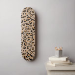 Leopard Print, Leopard Spots, Brown Leopard Skateboard<br><div class="desc">Elegant,  stylish and sophisticated leopard pattern in brown colour. Modern and trendy gift,  perfect for the animal print lover in your life.</div>