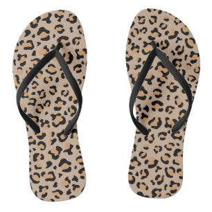 Leopard Print, Leopard Spots, Brown Leopard Thongs