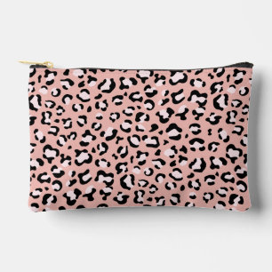 Leopard Print, Leopard Spots, Pink Leopard Accessory Pouch