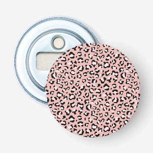 Leopard Print, Leopard Spots, Pink Leopard Bottle Opener