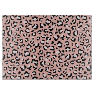 Leopard Print, Leopard Spots, Pink Leopard Cutting Board