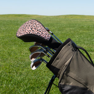 Leopard Print, Leopard Spots, Pink Leopard Golf Head Cover
