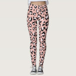 Leopard Print, Leopard Spots, Pink Leopard Leggings<br><div class="desc">Elegant, stylish and sophisticated leopard pattern in pink colour. Modern and trendy gift, perfect for the animal print lover in your life.</div>