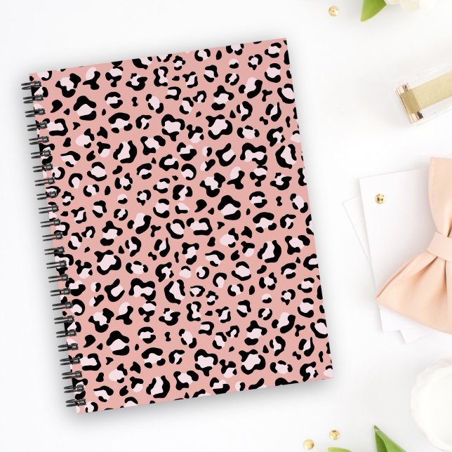 Leopard Print, Leopard Spots, Pink Leopard Notebook (Creator Uploaded)