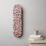 Leopard Print, Leopard Spots, Pink Leopard Skateboard<br><div class="desc">Elegant,  stylish and sophisticated leopard pattern in pink colour. Modern and trendy gift,  perfect for the animal print lover in your life.</div>