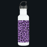 Leopard Print, Leopard Spots, Purple Leopard 710 Ml Water Bottle<br><div class="desc">Elegant,  stylish and sophisticated leopard pattern in purple colour. Modern and trendy gift,  perfect for the animal print lover in your life.</div>
