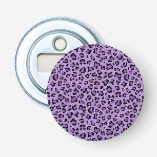 Leopard Print, Leopard Spots, Purple Leopard Bottle Opener
