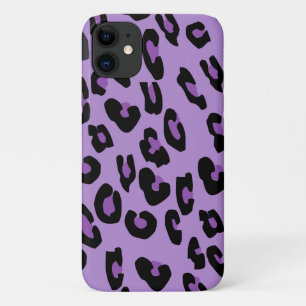 Leopard Print, Leopard Spots, Purple Leopard iPhone 11 Case