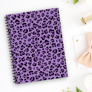 Leopard Print, Leopard Spots, Purple Leopard Notebook