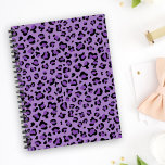 Leopard Print, Leopard Spots, Purple Leopard Planner<br><div class="desc">Elegant,  stylish and sophisticated leopard pattern in purple colour. Modern and trendy gift,  perfect for the animal print lover in your life.</div>