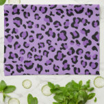Leopard Print, Leopard Spots, Purple Leopard Tea Towel<br><div class="desc">Elegant,  stylish and sophisticated leopard pattern in purple colour. Modern and trendy gift,  perfect for the animal print lover in your life.</div>