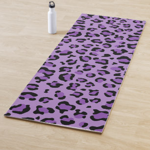 Leopard Print, Leopard Spots, Purple Leopard Yoga Mat