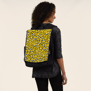 Leopard Print, Leopard Spots, Yellow Leopard Backpack
