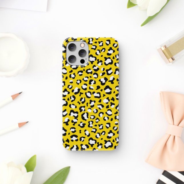 Leopard Print, Leopard Spots, Yellow Leopard Case-Mate iPhone Case (Creator Uploaded)