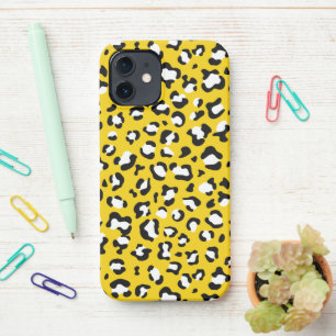 Leopard Print, Leopard Spots, Yellow Leopard iPhone 12 Case