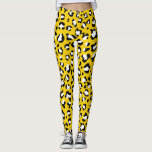 Leopard Print, Leopard Spots, Yellow Leopard Leggings<br><div class="desc">Elegant, stylish and sophisticated leopard pattern in yellow colour. Modern and trendy gift, perfect for the animal print lover in your life.</div>