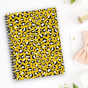 Leopard Print, Leopard Spots, Yellow Leopard Notebook