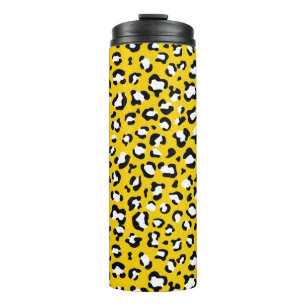 Leopard Print, Leopard Spots, Yellow Leopard Thermal Tumbler