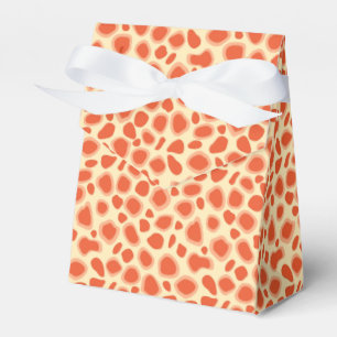 Leopard Print - Mandarin and light orange Favour Box