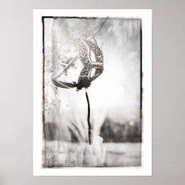 leopard print maschera poster