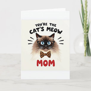 Leopard Print Mom Card