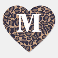 Leopard Print Monogram Leopard Spots Jungle Safari