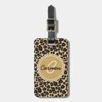Leopard Print Monogram