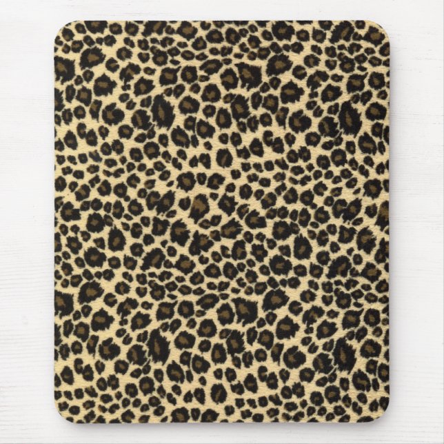 Leopard Print Mouse Pad (Front)