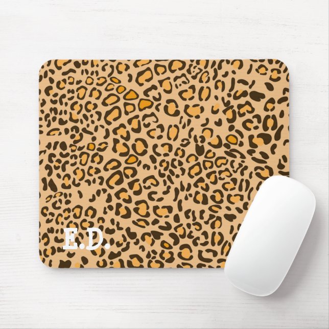 LEOPARD PRINT MOUSE PAD (With Mouse)