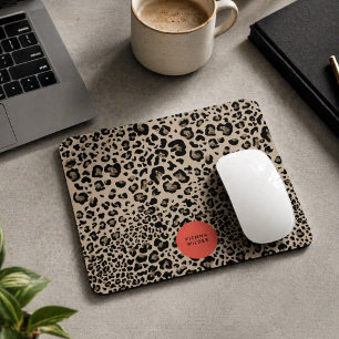 Leopard Print Mouse Pad Stylish Mousepads