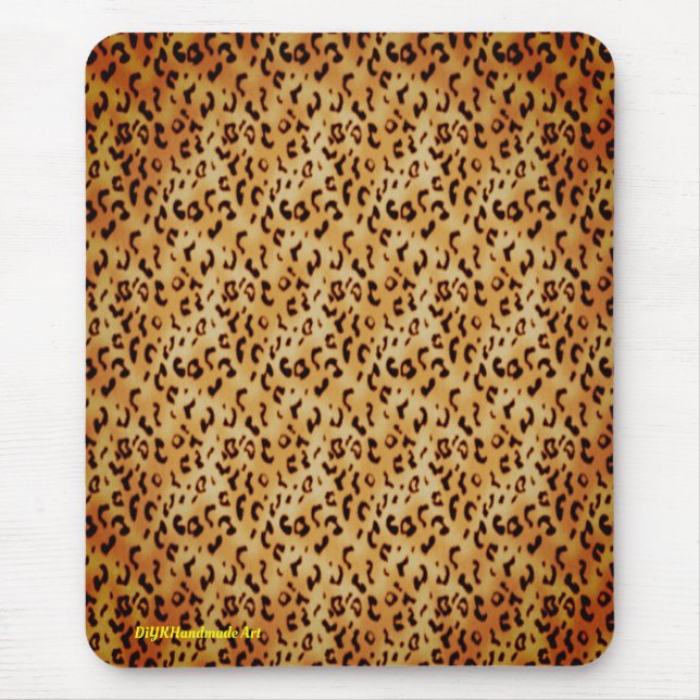 Leopard Print  Mousepad (Front)