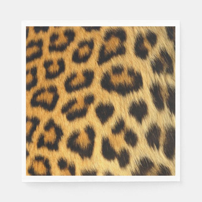 Leopard Print Napkin (Front)