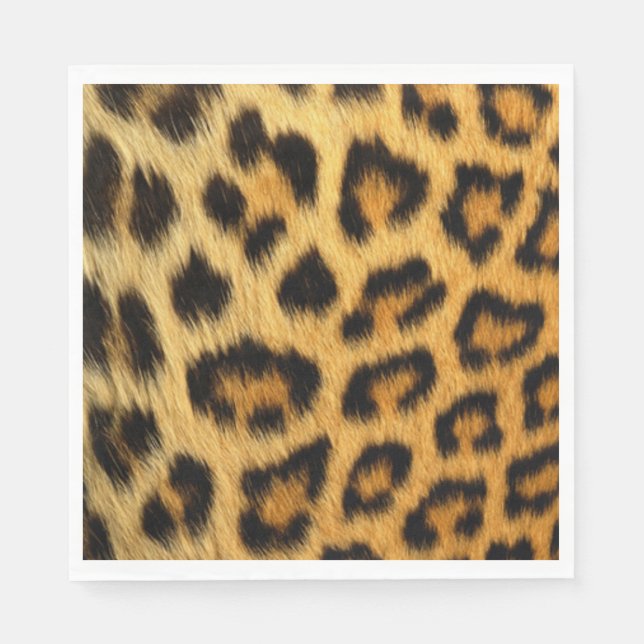Leopard Print Napkin (Front)