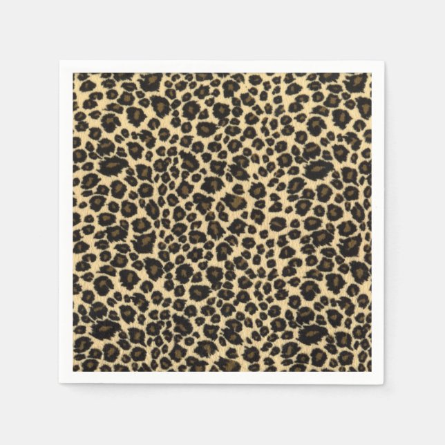 Leopard Print Napkin (Front)