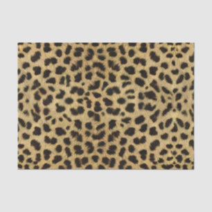 Leopard Print Natural  Tissue Paper