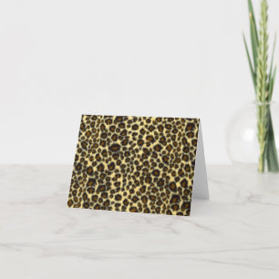 Leopard Print Note Cards