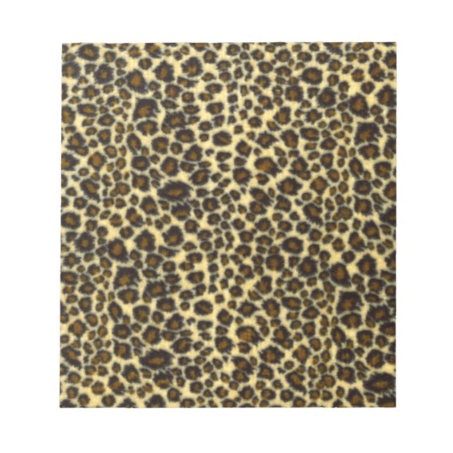 Leopard Print Notepad (Front)