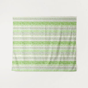 Leopard print on striped background. tapestry