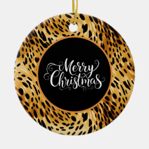 Leopard Print Ornament