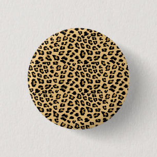 Leopard Print Pattern 3 Cm Round Badge