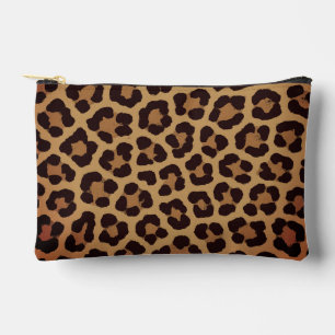 Leopard Print Pattern Accessory Pouch