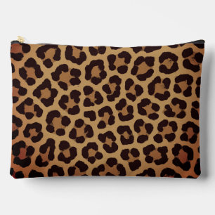 Leopard Print Pattern Accessory Pouch