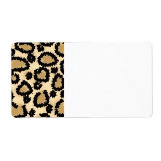 Leopard Print Pattern, Brown and Black.