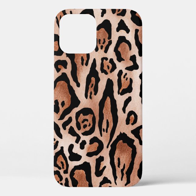 Leopard print pattern Case-Mate iPhone case (Back)