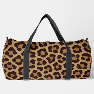 Leopard Print Pattern Duffle Bag
