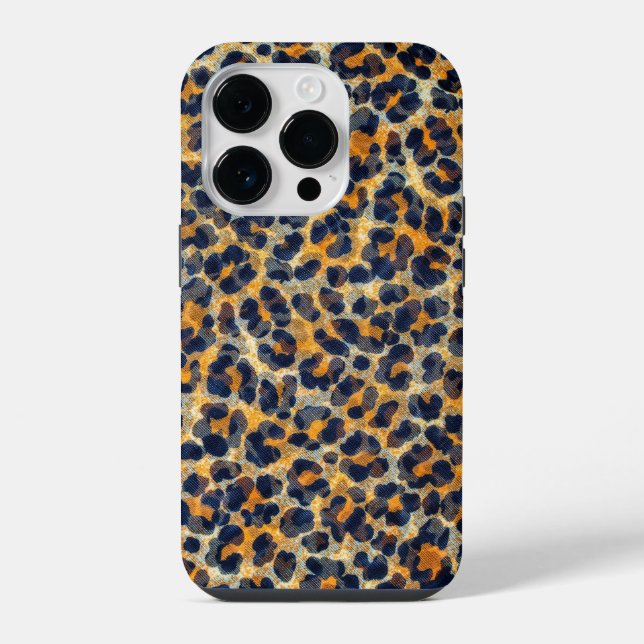 Leopard Print Pattern iPhone Case (Back)